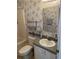 Clean bathroom with single sink vanity and shower/tub at 723 Locarno Dr, Venice, FL 34285