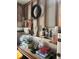 Well-lit storage area with various items and shelving at 723 Locarno Dr, Venice, FL 34285