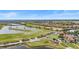 Aerial view of golf course and community at 10058 Crooked Creek Dr # 201, Venice, FL 34293