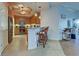 Kitchen with granite countertops and stainless steel appliances at 10501 Amberjack Way # 103, Englewood, FL 34224