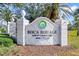 Boca Royale Golf & Country Club community entrance sign at 10984 Trevino St, Englewood, FL 34223