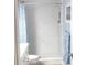 Updated bathroom with a walk-in shower and modern finishes at 112 Jose Gaspar Dr # 112, Englewood, FL 34223