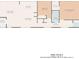 1127 sq ft floor plan, 2 bed, 1 bath, living room, kitchen at 12460 Shimmering Oak Cir, Venice, FL 34293