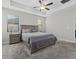 Spacious bedroom with carpeted floor and ceiling fan at 13237 Satin Lily Dr, Riverview, FL 33579