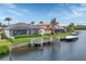 Waterfront property with private boat dock and gorgeous canal views at 1371 Grebe Dr, Punta Gorda, FL 33950