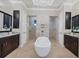 Luxurious bathroom with soaking tub and walk-in shower at 1371 Grebe Dr, Punta Gorda, FL 33950