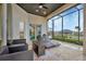 Relaxing lanai with lounge chairs and access to the pool and waterway views at 1371 Grebe Dr, Punta Gorda, FL 33950