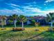 Backyard with tropical landscaping at 13836 Alafaya St, Venice, FL 34293