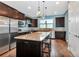 Modern kitchen with stainless steel appliances and light blue walls at 13836 Alafaya St, Venice, FL 34293