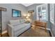 Cozy office with a sofa, desk, and window at 13836 Alafaya St, Venice, FL 34293