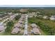 Aerial view showing a large community of houses with tree-lined streets and open green spaces at 1700 Curry Ave # 37, Nokomis, FL 34275