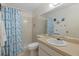 Clean bathroom with shower/tub combo and updated vanity at 1700 Curry Ave # 37, Nokomis, FL 34275