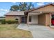 Front view of a single story home with carport and landscaped yard at 1700 Curry Ave # 37, Nokomis, FL 34275