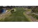 Aerial view of a golf course hole at 1891 San Silvestro Dr, Venice, FL 34285