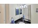 Bathroom with granite countertop and double vanity at 1891 San Silvestro Dr, Venice, FL 34285