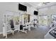 Fitness center with various exercise equipment at 1891 San Silvestro Dr, Venice, FL 34285
