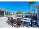 Relaxing fire pit area with comfortable seating at 19500 Petrino St, Venice, FL 34293