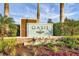 Oasis at Wellen Park community entrance sign with landscaping at 19807 Bridgetown Loop, Venice, FL 34293