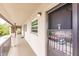 Building hallway with exterior door and windows at 2280 Stickney Point Rd # 437, Sarasota, FL 34231