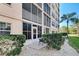 Private patio with table and chairs at 232 Saint Augustine Ave # 105, Venice, FL 34285