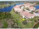 Aerial view of the property showcasing its location and surroundings at 23619 Awabuki Dr, Venice, FL 34293