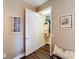 Bedroom closet with built-in shelving for convenient storage at 23619 Awabuki Dr, Venice, FL 34293