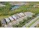 Aerial view of a luxury house in a new community at 2751 Lavandula Ct, North Port, FL 34289