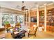 Community library with ample bookshelves and seating at 2751 Lavandula Ct, North Port, FL 34289