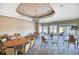 Community meeting room with tables and chairs for gatherings at 2751 Lavandula Ct, North Port, FL 34289