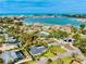 Aerial view of a home nestled in a waterfront community at 405 Park N Blvd, Venice, FL 34285