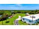 Aerial view of South Venice Yacht Club with kayaks and paddleboards at 4206 Vicenza Dr # C24, Venice, FL 34293