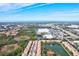 Aerial view showcasing the community's location near the ocean at 4206 Vicenza Dr # C24, Venice, FL 34293
