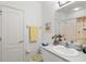 Clean bathroom with shower/tub combo and updated vanity at 4206 Vicenza Dr # C24, Venice, FL 34293