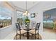 Charming breakfast nook with lake views and access to the bedroom at 4206 Vicenza Dr # C24, Venice, FL 34293
