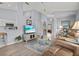 Open concept living space showcasing a kitchen, dining, and living area at 4206 Vicenza Dr # C24, Venice, FL 34293