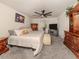 Large main bedroom with a king-size bed and plenty of closet space at 4743 Butterfly Ln, North Port, FL 34288