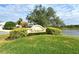 Welcoming entrance to the Wentworth community at 560 Fallbrook Dr, Venice, FL 34292