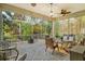 Spacious screened patio perfect for outdoor relaxing and entertaining at 560 Fallbrook Dr, Venice, FL 34292