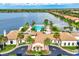 Resort-style community with lake, pool, and tennis courts at 629 Maraviya Blvd, Nokomis, FL 34275