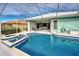 Enjoy this private pool and patio area at 660 Silk Oak Dr, Venice, FL 34293