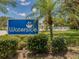 Waterside community entrance sign at 801 Waterside Dr # 102, Venice, FL 34285