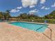 Enjoy the refreshing community pool with lounge chairs at 801 Waterside Dr # 102, Venice, FL 34285