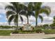 Chestnut Creek community sign, directions to various areas at 826 Bayport Cir, Venice, FL 34292