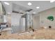 Bright kitchen with granite countertops and ample cabinet space at 840 The Esplanade N # 703, Venice, FL 34285
