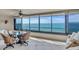 Spacious living area with breathtaking ocean view at 840 The Esplanade N # 703, Venice, FL 34285