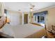 Bedroom with pool view and sliding glass doors at 1035 Beckley Cir, Venice, FL 34292