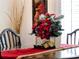 Elegant dining room table with a centerpiece at 1035 Beckley Cir, Venice, FL 34292