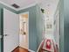 Hallway with access to bathroom and bedroom at 1035 Beckley Cir, Venice, FL 34292