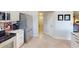 Updated kitchen with stainless steel appliances and granite countertops at 104 Woodingham Dr, Venice, FL 34292