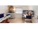 Functional home office with two workspaces and built-in storage at 104 Woodingham Dr, Venice, FL 34292